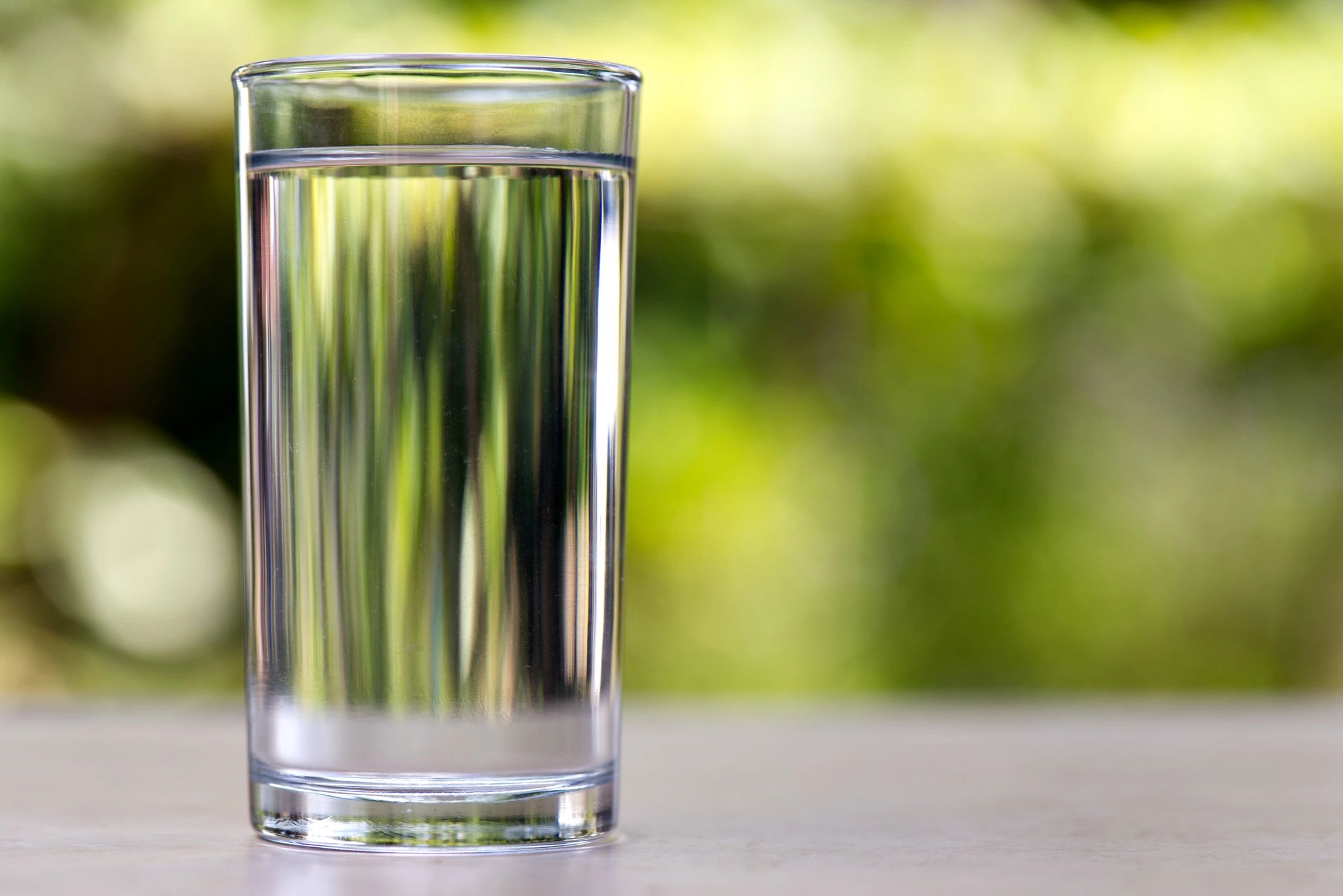 Premium water presentation for guest room hospitality