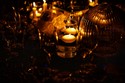 Luxury event bottled water presentation
